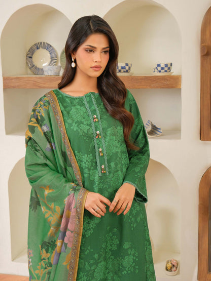 3 Piece Khaddar Suit-Printed (Unstitched)