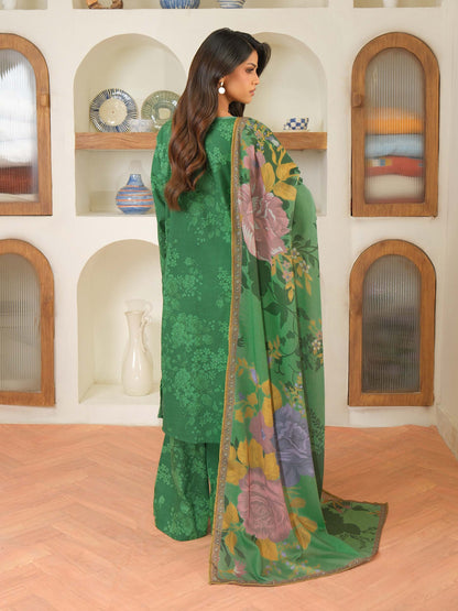 3 Piece Khaddar Suit-Printed (Unstitched)