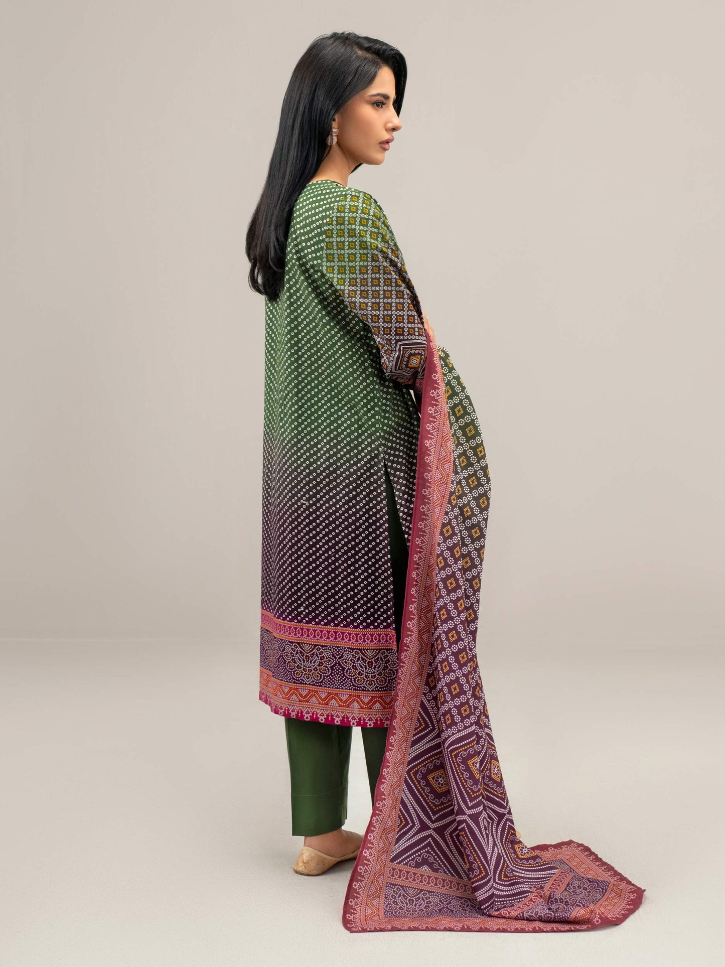 3 Piece Lawn Suit-Embroidered (Unstitched)