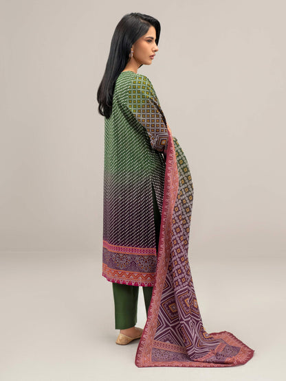 3 Piece Lawn Suit-Embroidered (Unstitched)
