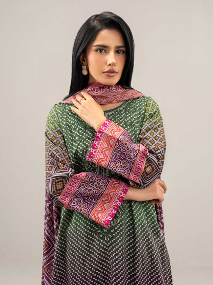 3 Piece Lawn Suit-Embroidered (Unstitched)