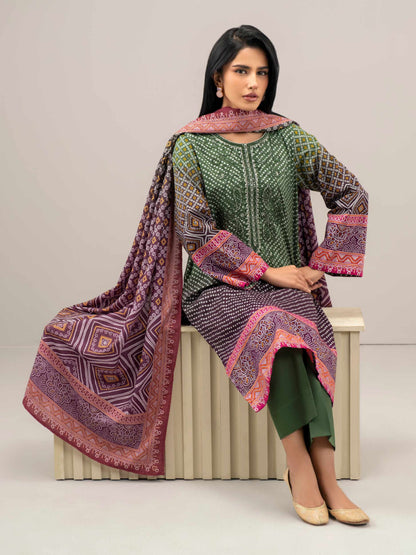 3 Piece Lawn Suit-Embroidered (Unstitched)
