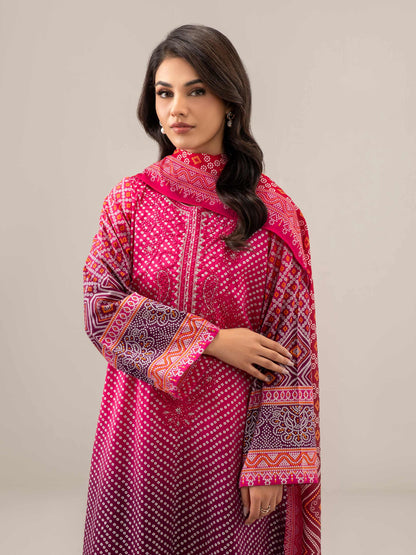 3 Piece Lawn Suit-Embroidered (Unstitched)