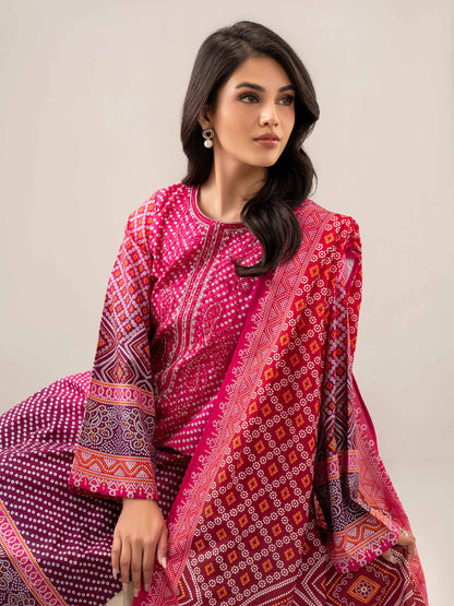 3 Piece Lawn Suit-Embroidered (Unstitched)
