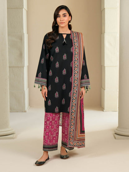 3 Piece Khaddar Suit-Printed (Unstitched)