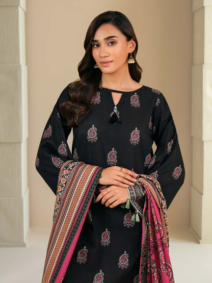 3 Piece Khaddar Suit-Printed (Unstitched)