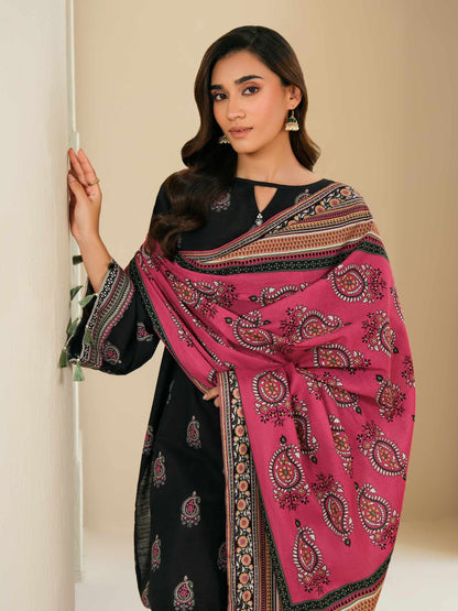 3 Piece Khaddar Suit-Printed (Unstitched)