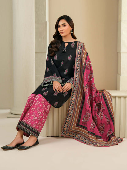 3 Piece Khaddar Suit-Printed (Unstitched)