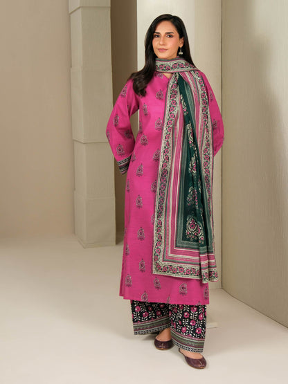 3 Piece Khaddar Suit-Printed (Unstitched)