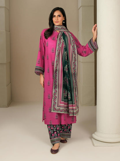 3 Piece Khaddar Suit-Printed (Unstitched)