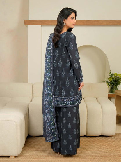 3 Piece Khaddar Suit-Printed (Unstitched)