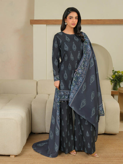 3 Piece Khaddar Suit-Printed (Unstitched)