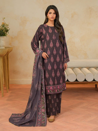 3 Piece Khaddar Suit-Printed (Unstitched)