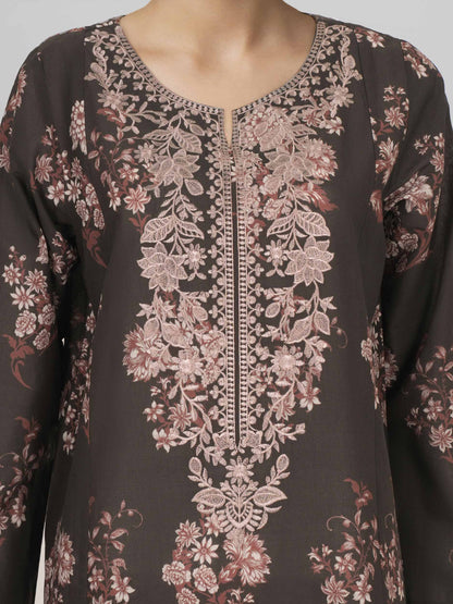 3 Piece Lawn Suit- Embroidered (Unstitched)