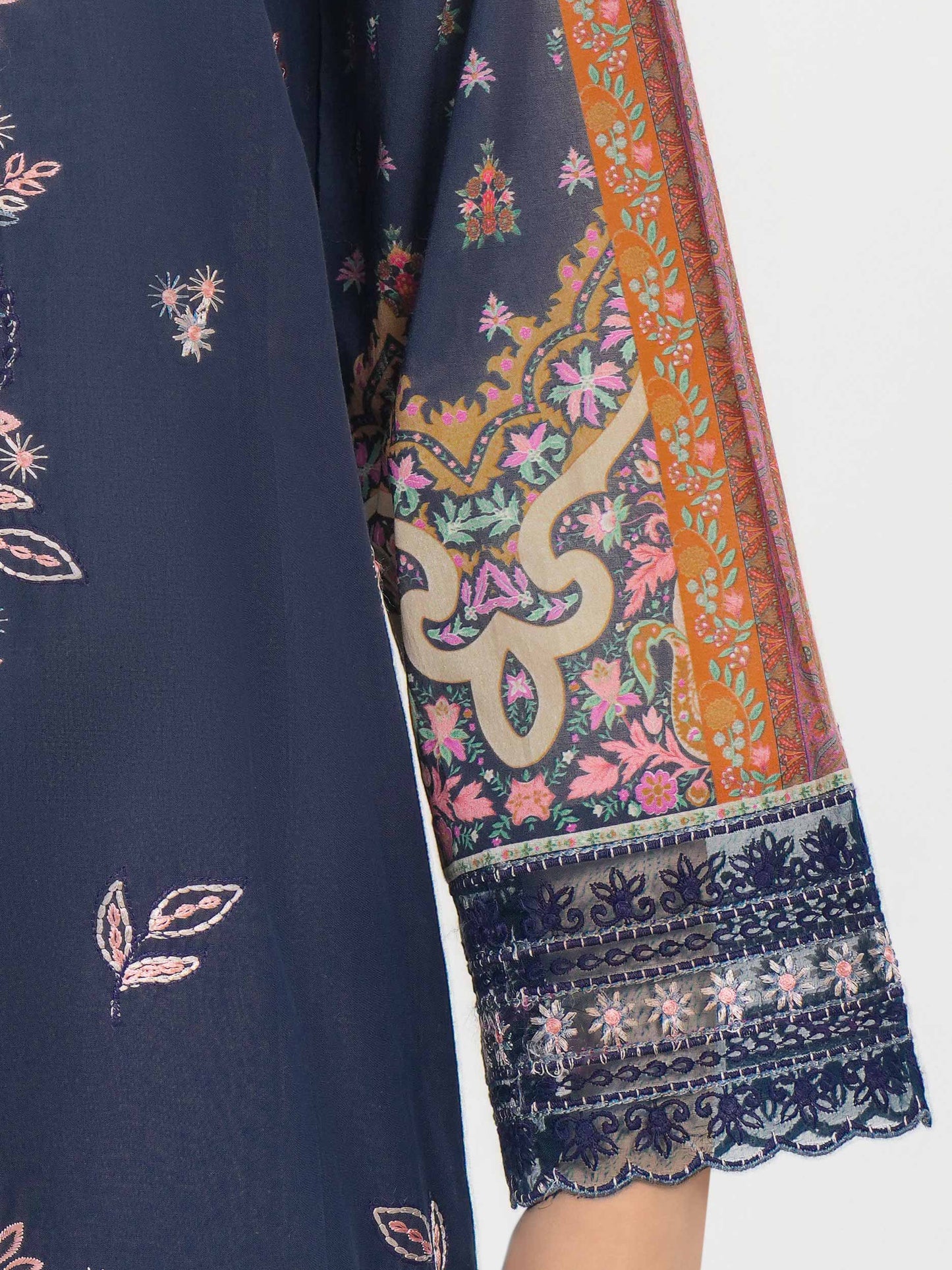 3 Piece Lawn Suit-Embroidered (Unstitched)