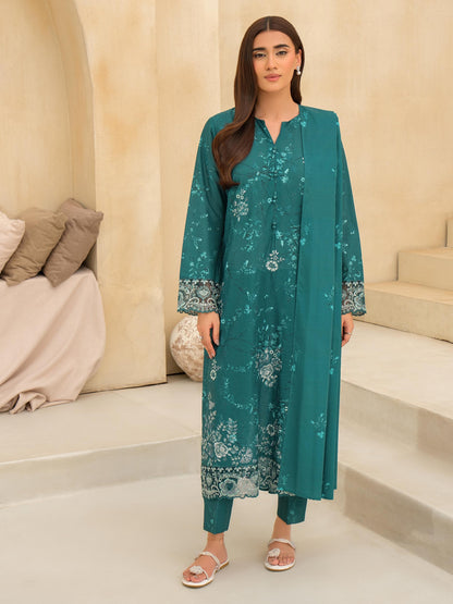 3 Piece Lawn Suit-Embroidered (Unstitched)
