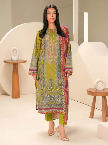 3 Piece Lawn Suit-Embroidered (Unstitched)