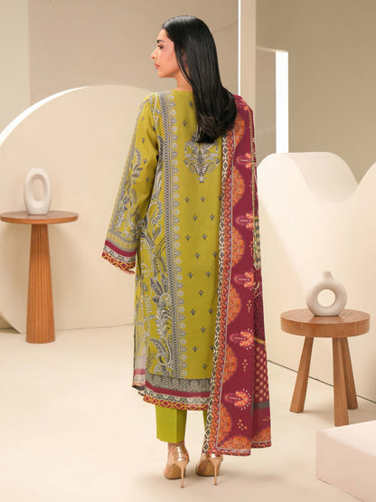 3 Piece Lawn Suit-Embroidered (Unstitched)