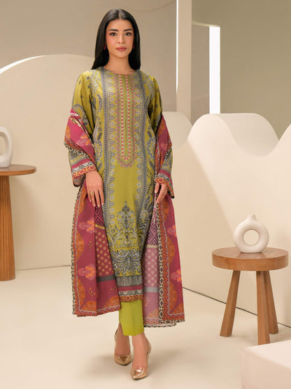 3 Piece Lawn Suit-Embroidered (Unstitched)