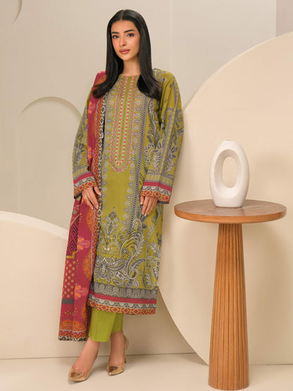 3 Piece Lawn Suit-Embroidered (Unstitched)