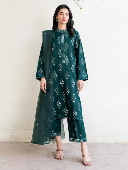 3 Piece Lawn Suit-Embroidered (Unstitched)