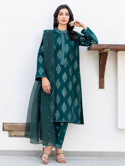 3 Piece Lawn Suit-Embroidered (Unstitched)