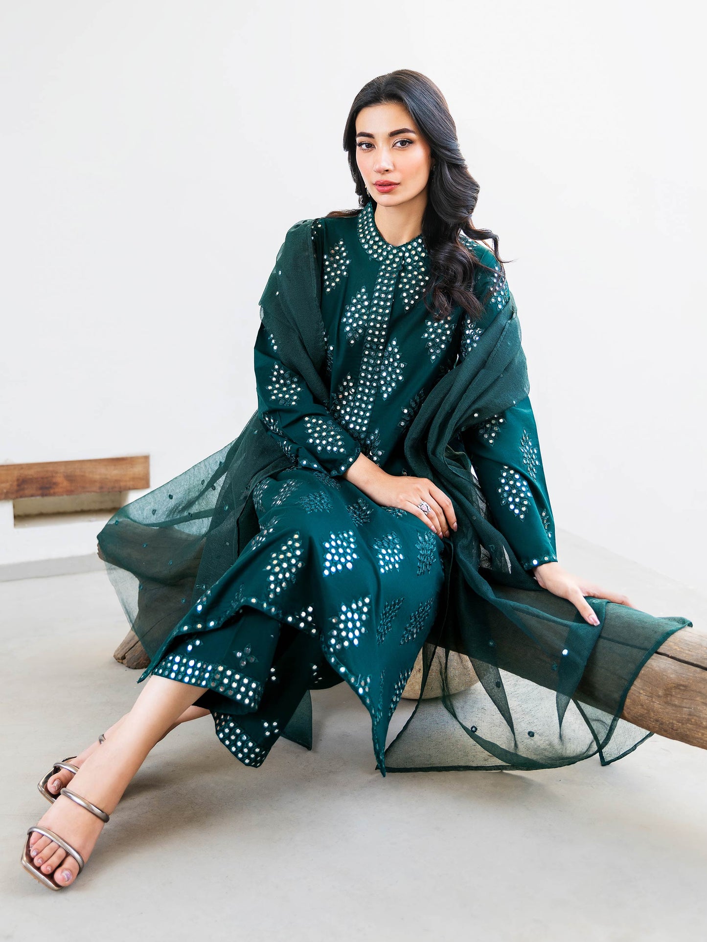 3 Piece Lawn Suit-Embroidered (Unstitched)