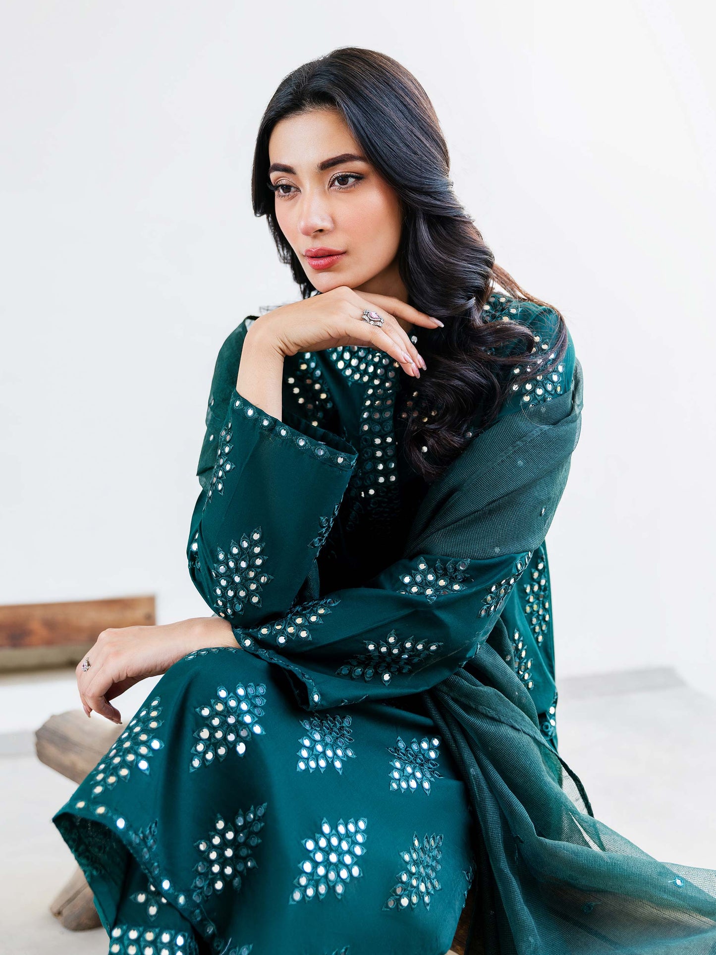 3 Piece Lawn Suit-Embroidered (Unstitched)