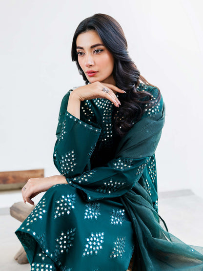 3 Piece Lawn Suit-Embroidered (Unstitched)