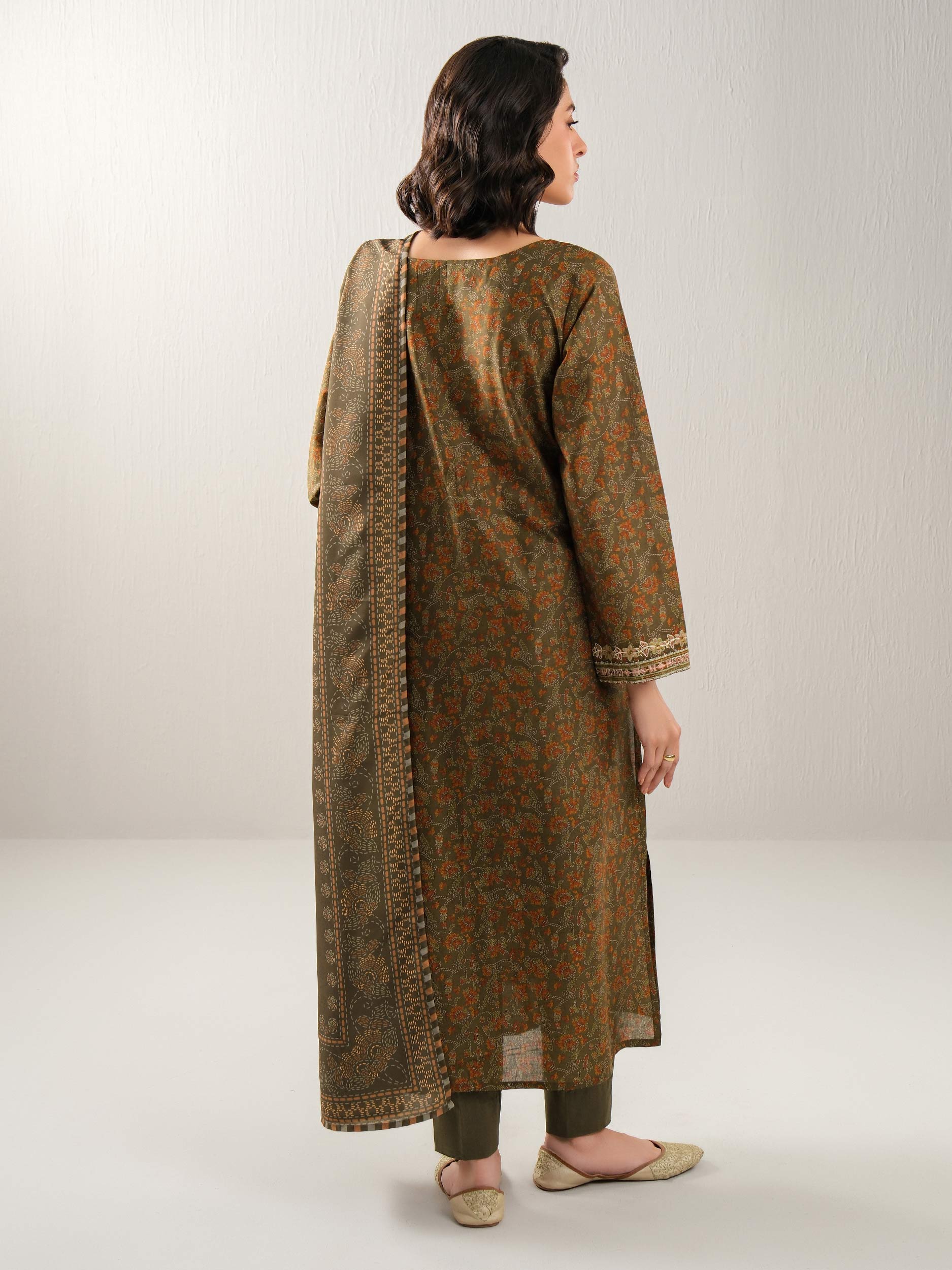 3 Piece Lawn Suit-Embroidered (Unstitched)