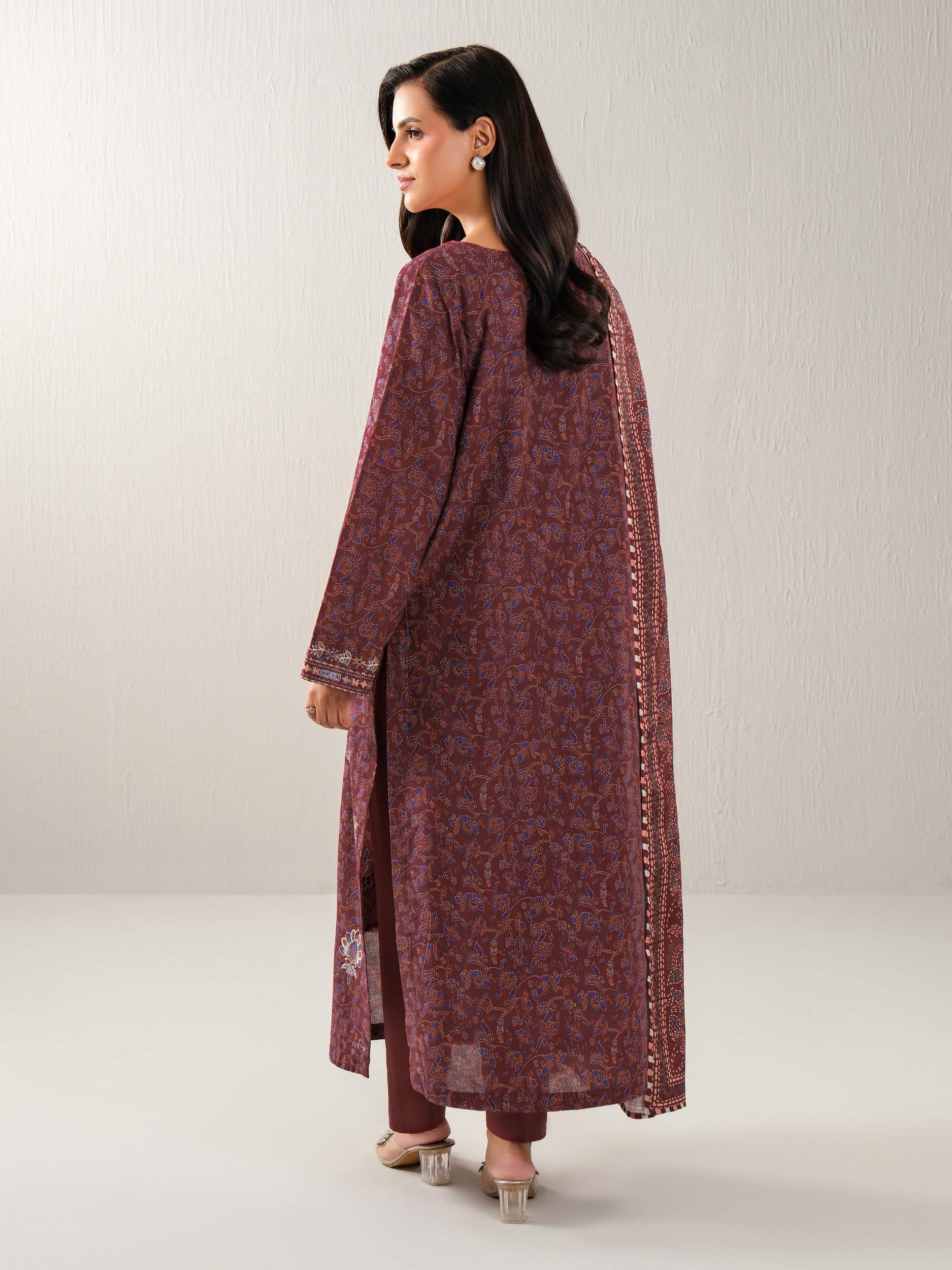 3 Piece Lawn Suit-Embroidered (Unstitched)