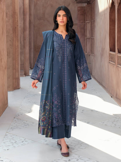 3 Piece Khaddar Suit-Embroidered (Unstitched)