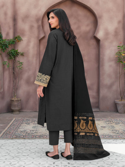 3 Piece Khaddar Suit-Embroidered (Unstitched)