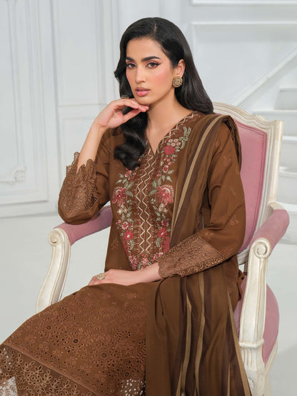 3 Piece Khaddar Suit-Embroidered (Unstitched)