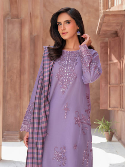 3 Piece Khaddar Suit-Embroidered (Unstitched)