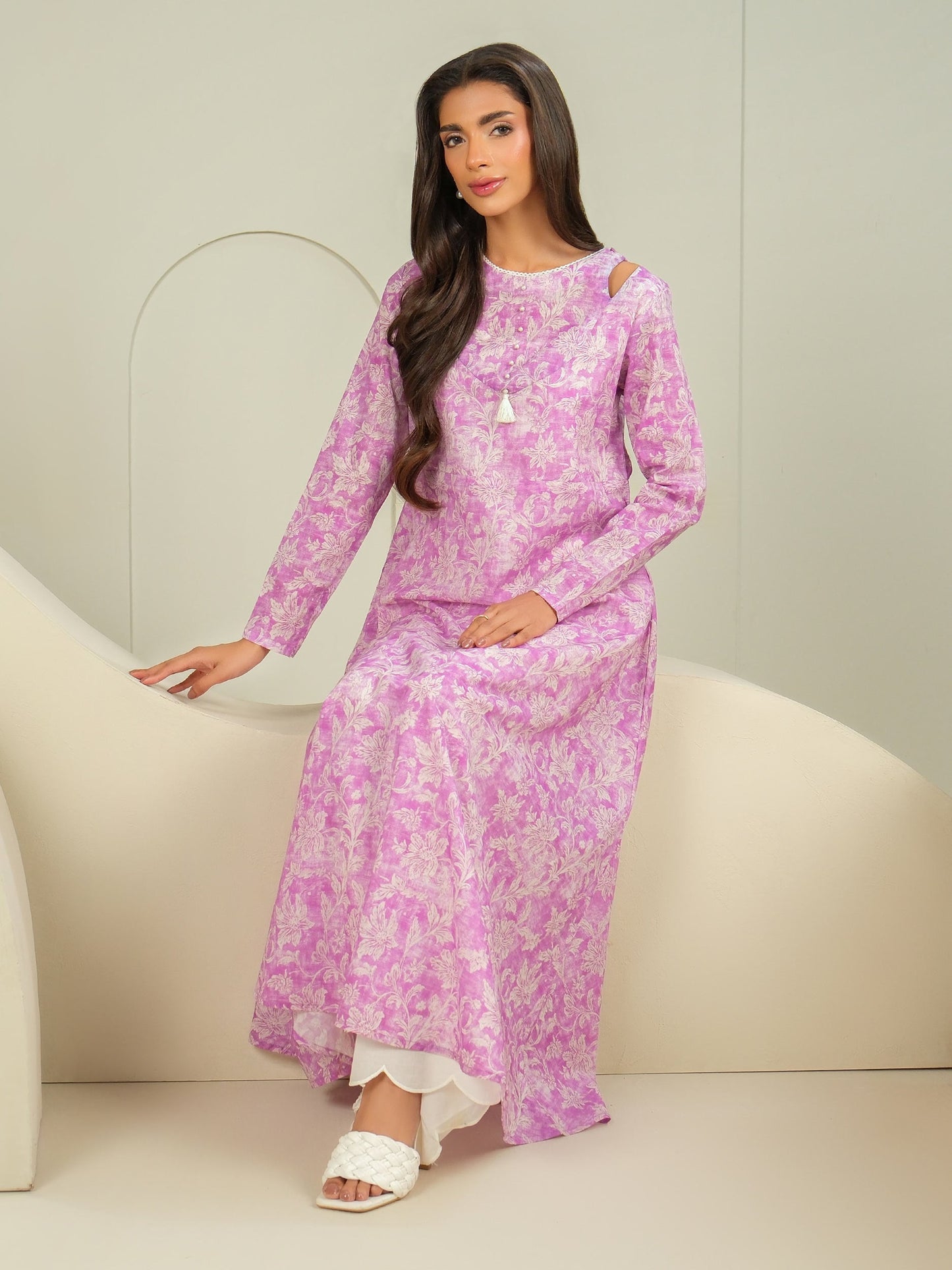 Cambric Shirt-Printed (Unstitched)