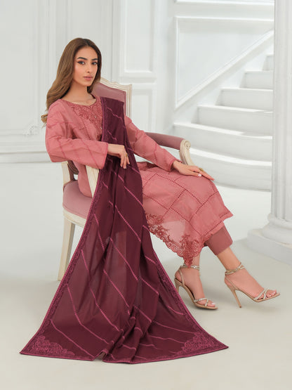3 Piece Khaddar Suit-Embroidered (Unstitched)