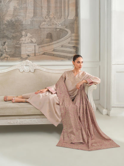 3 Piece Khaddar Suit-Embroidered (Unstitched)