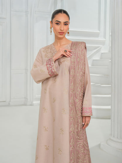 3 Piece Khaddar Suit-Embroidered (Unstitched)