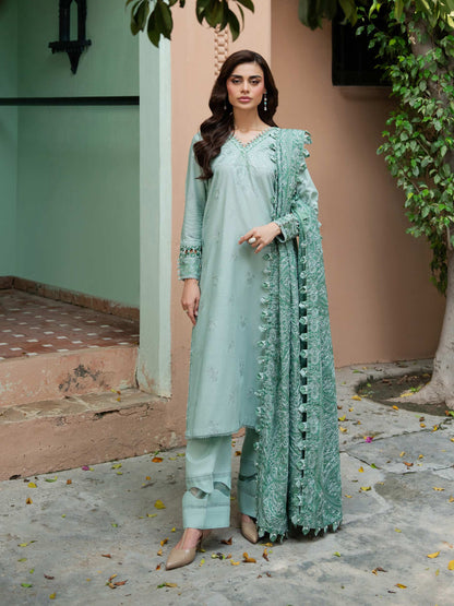 3 Piece Khaddar Suit-Embroidered (Unstitched)