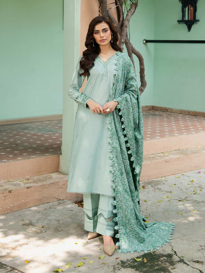 3 Piece Khaddar Suit-Embroidered (Unstitched)