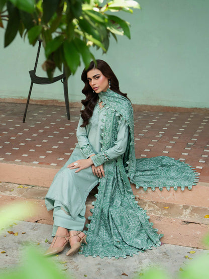 3 Piece Khaddar Suit-Embroidered (Unstitched)