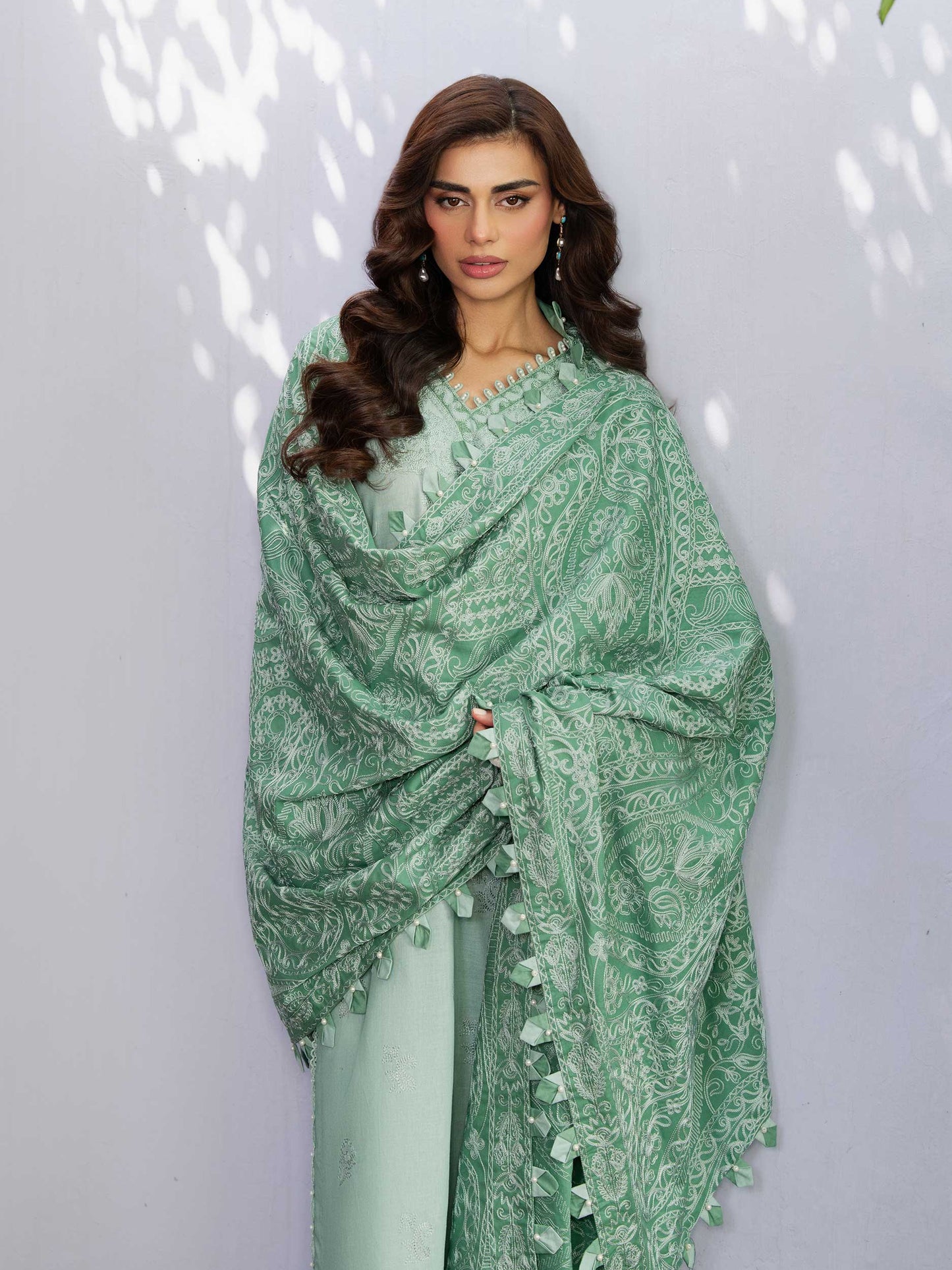 3 Piece Khaddar Suit-Embroidered (Unstitched)