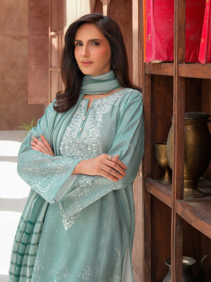 3 Piece Khaddar Suit-Embroidered (Unstitched)