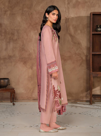 3 Piece Khaddar Suit-Embroidered (Unstitched)