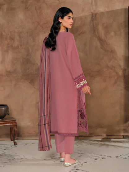 3 Piece Khaddar Suit-Embroidered (Unstitched)