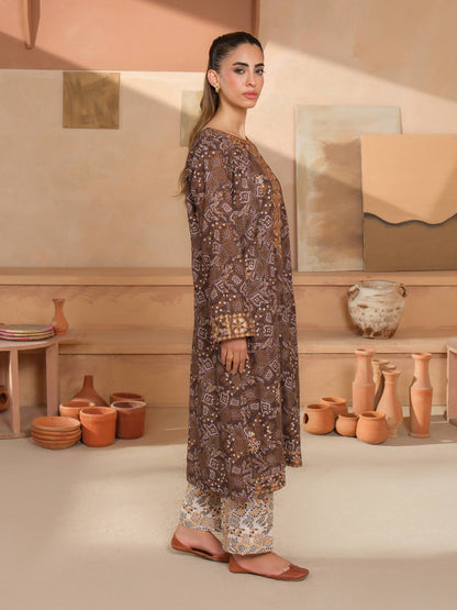 2 Piece Khaddar Suit-Embroidered (Unstitched)