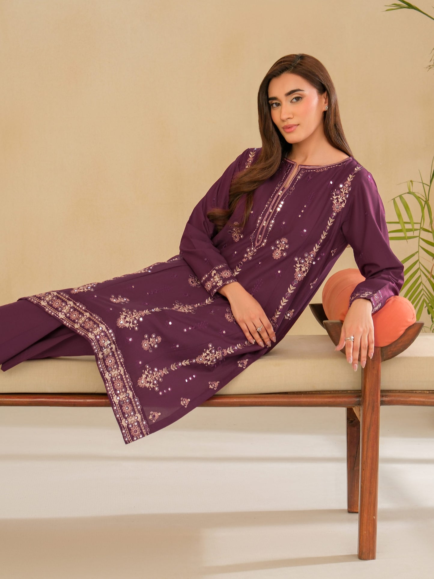 2 Piece Lawn Suit-Embroidered (Unstitched)