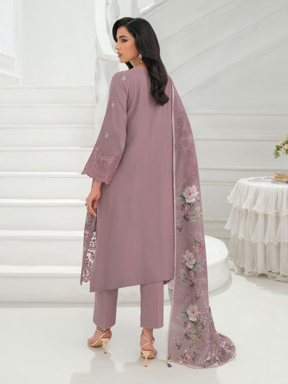 3 Piece Karandi Suit-Embroidered (Unstitched)