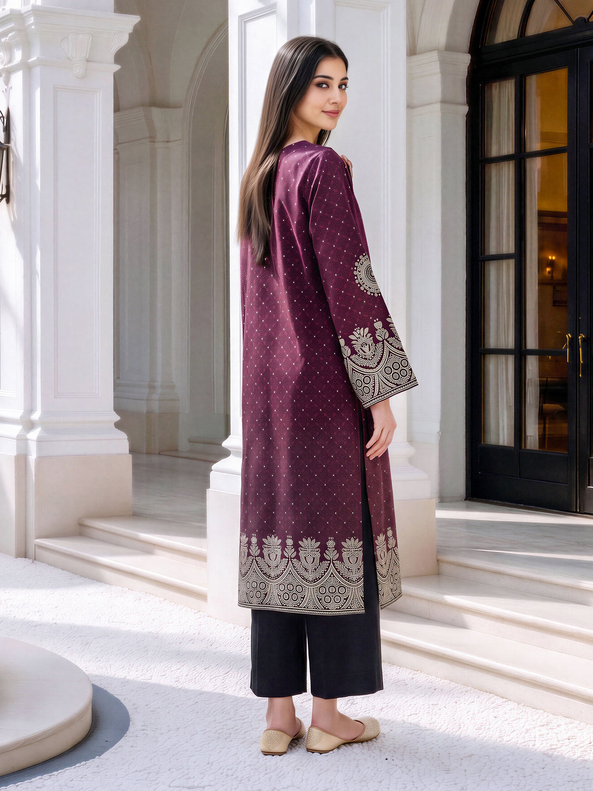 Khaddar Paste Shirt (Unstitched)